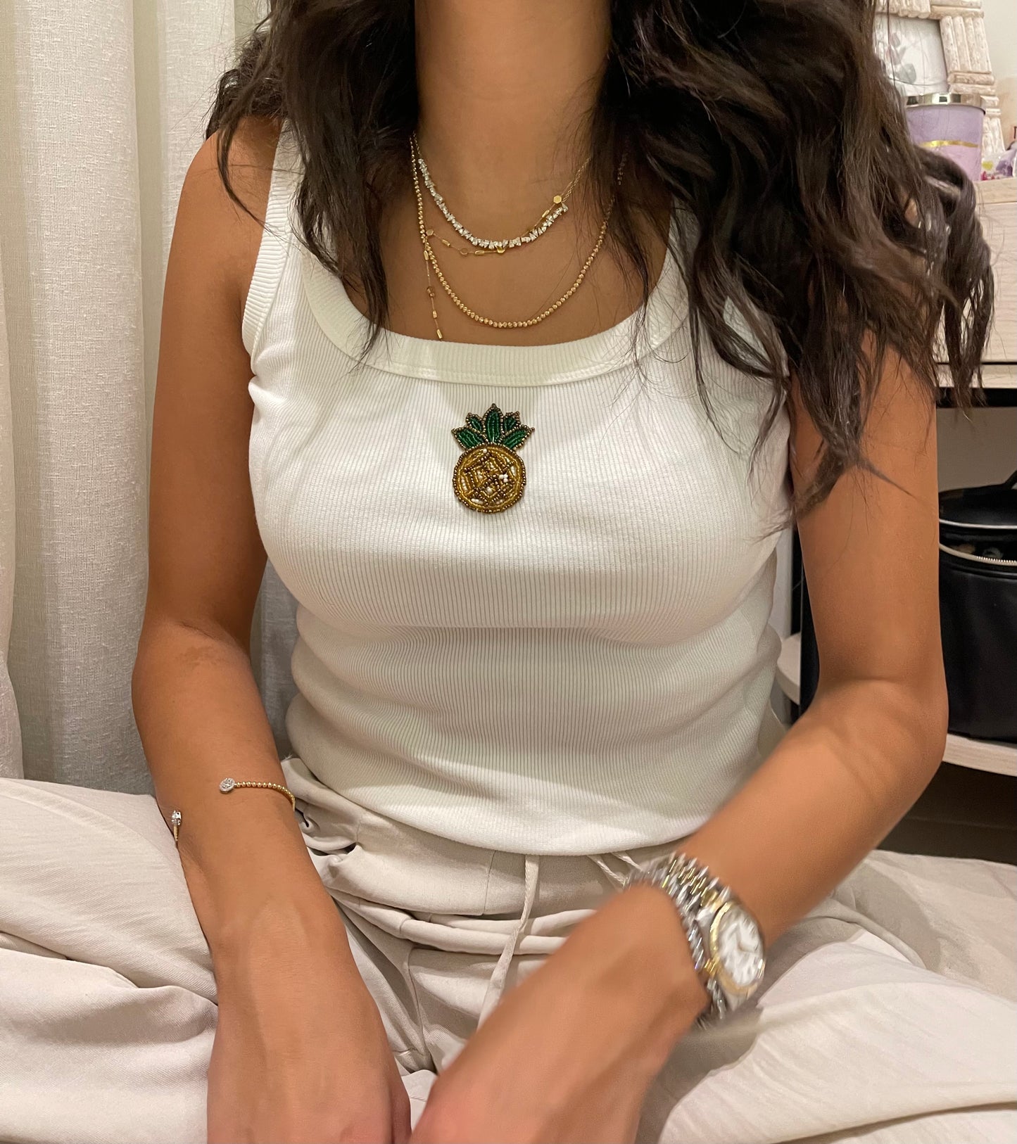 Pineapple tank top